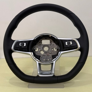 Volant en cuir OEM du fabricant pour Volkswagen VW GTE <span class=keywords><strong>Golf</strong></span> 4R <span class=keywords><strong>R6</strong></span> MK7 Tiguan Polo Jetta - Product Image 1