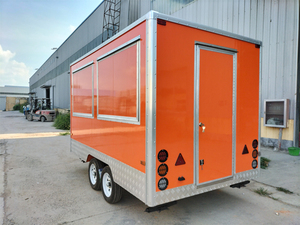 Factory Supply Various of Mobile Food Truck Vendors Cart Dining Food <b>Trailer</b> for Used Food <b>Trailers</b> for India - Product Image 3