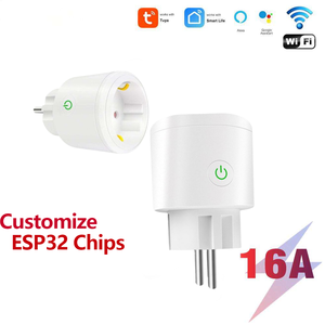 <span class=keywords><strong>Enchufe</strong></span> Inteligente <span class=keywords><strong>WiFi</strong></span> de Código Abierto con Firmware Flash, Programable con Chips ESP32, 16A para la UE, Fabricación OEM ODM Personalizada - Product Image 1