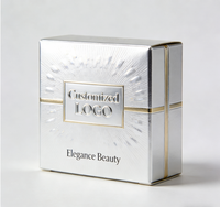 Boîtes rigides en carton ondulé recyclables sur mesure pour kits de beauté par abonnement, impression CMYK vibrante, bande de déchirement, blush pour le visage