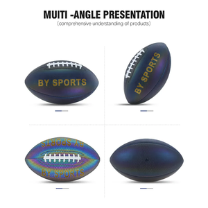ลูกบอลรักบี้คุณภาพสูงมาตรฐานอเมริกัน ปี 2026 สำหรับการแข่งขัน ขายดี ราคาประหยัด ผลิตจากวัสดุ PVC - Product Image 3