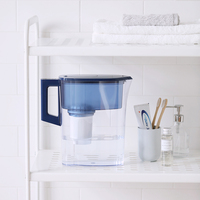 Carafe filtrante à eau alcaline Bluetech PH, ioniseur ODM personnalisé, filtre à eau potable 2L, système de filtration d'eau pour toute la maison