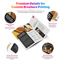 Service d'impression de menus de restaurant, dépliants, catalogues et brochures en carton couleur pleine, sur mesure