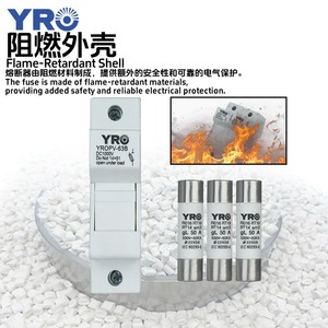 Fusible Yro Dc Yropv 63b de 1 polo para montaje en riel DIN de 98 mm para sistema fotovoltaico - Product Image 4