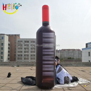 Modèle de bouteille de <span class=keywords><strong>champagne</strong></span> gonflable géante pour la promotion / Bouteille de vin de <span class=keywords><strong>champagne</strong></span> gonflable d'extérieur - Product Image 1