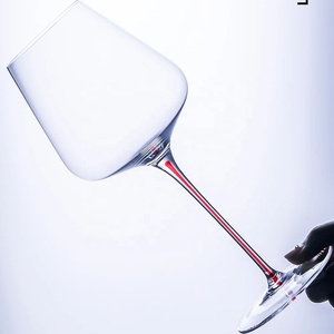 Bicchiere da Vino Borgogna Artigianale di Alta Qualità con Logo Laser Colorato, Stelo Lungo Moderno <span class=keywords><strong>Zalto</strong></span>, Ultra Sottile e di Grande Capacità - Product Image 5