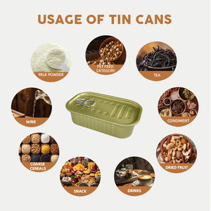 علب ألمنيوم للحساء ولحم الخنزير المعلب سهلة الفتح، علب معدنية للحوم البقر والأسماك، عبوات معدنية للتعليب - Product Image 3