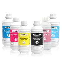 Encre d'impression par sublimation thermique de haute qualité 1000 ml 6 couleurs CMYKLCLM pour tête d'impression Epson I3200 Dx5 Dx6 Dx7 Xp600