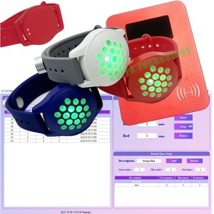 רצועה פרק כף היד חיצונית rgb rfid הוביל wristbands זמן מחשב מבוקר טעינה זמן שמירה על רצועה פרק פרק פרק שעשועים - Product Image 3