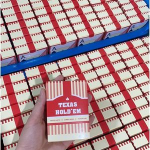 Cartes à jouer OEM USA Texas en plastique avec logo personnalisé, cartes à jouer imperméables, club <span class=keywords><strong>de</strong></span> poker - Product Image 1