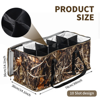 Sac de transport pour 10 leurres de chasse au canard avec fermeture éclair pour la chasse au canard et les accessoires de chasse