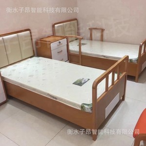 Cama de Hospital para Rehabilitación Cimai con Manivela Manual y Barandilla para Cuidado en el Hogar - Product Image 5