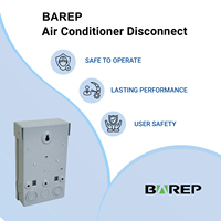 Interruptor de Desconexión de la Marca BAREP, Certificado CULus, para HVAC, Pds-30A, Fusible de 30A, 120V/240V, 2 Polos, Material SPCC+PC, para Aire Acondicionado