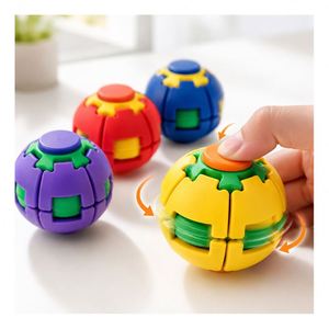 Portable Mechanical Gear Orb Stress Reducer Hand Spinner Toy Smooth Glide Office Student Gift Distribution <b>Pack</b> - Product Image 4