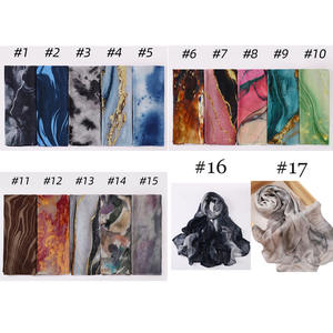 मोडल मुद्रित रेयन विस्कोज़ हिजाब 180*70 स्कारफ शॉल मामूली सी प्राकृतिक मुस्लिम महिलाओं इस्लेमिक थोक वीमेन लंबी हिजाब - Product Image 2