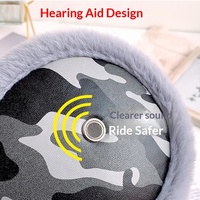 Cache-oreilles d'hiver camouflage pour hommes, doublure polaire épaisse, protection auditive coupe-vent pour l'extérieur et la conduite