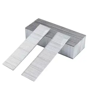 Pregos de linha reta galvanizados pneumáticos série F/T para grampos de móveis de madeira