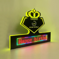 Présentoir de Bouteilles Autonome en Acrylique Style Côtier avec Écran LED Numérique Électronique de 6 cm d'Épaisseur et Tableau de Messages Personnalisé Service VIP