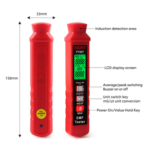 सस्ते विद्युत चुम्बकीय विकिरण डिटेक्टर कंप्यूटर मोबाइल फोन टीवी बाल ड्रायर विकिरण परीक्षण उपकरण घर के बच्चे के लिए - Product Image 6