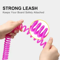 Shortboard Accessoire Laisse 7mm D'épaisseur 6 Pieds Planche De Surf Laisse Fil Corde Col Laisse