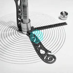 Magnetische Kaart Gradenboog Naaigereedschap Cirkels Kompas Bocht Maat Kleermakers Patroon Student Levert Multifunctionele Tekening Liniaal