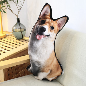 Simulazione su misura gatto peluche cane peluche peluche peluche bambola Corgi <span class=keywords><strong>Chihuahua</strong></span> cuscino per divano per ragazzi ragazze giocattolo morbido regalo - Product Image 6