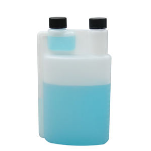Botellas dispensadoras de cuello doble de color natural HDPE de 32oz a prueba de fugas con tapa resistente a niños - Product Image 1
