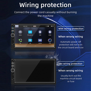 7 inch Xe màn hình TV DVD Player LCD màn hình cảm ứng xe Bảng điều khiển màn hình Android màn hình với gương liên kết/FM/TF - Product Image 4