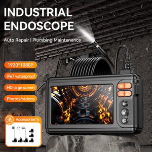 Cámara de Inspección <span class=keywords><strong>C50</strong></span> con Pantalla de 5 Pulgadas, Videoendoscopio Portátil para Inspección de Edificios, Industria, Automoción y Tuberías, Sistema de Cámara Endoscópica HD - Product Image 2