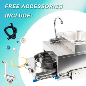 JDA-Bateau Caravane <span class=keywords><strong>Camping</strong></span>-<span class=keywords><strong>car</strong></span> <span class=keywords><strong>Camping</strong></span>-<span class=keywords><strong>car</strong></span> RV en acier inoxydable, cuisinière à <span class=keywords><strong>gaz</strong></span> avec évier intégré <span class=keywords><strong>et</strong></span> robinet - Product Image 6