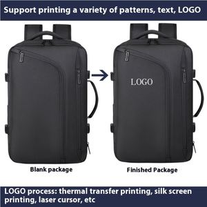 Portable Vacuum Seal Backpack <b>Compression</b> System Expandable Anti-theft Bagpack Back Pack Travel Business Laptop <b>Bag</b> Backpacks - Product Image 4