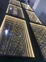 Plancher de danse en PVC LED RGB jaune, taille personnalisable, étanche IP67, contrôle DMX512 8 canaux, lumières mobiles pour mariage, fête, DJ, discothèque