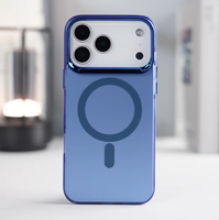 Étui de téléphone de luxe magnétique anti-traces de doigts en TPU+PC avec procédé IMD pour iPhone 18 Pro Max, coque arrière pour téléphone portable 18 Pro 17 Pro Max