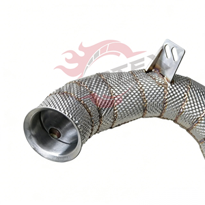 Vortex downpipe ประสิทธิภาพสูงสำหรับ Mercedes Benz M178 E63 W213/E63 AMG G63 AMG 2016 + 304กระจกสแตนเลสขัดเงาสูง - Product Image 4