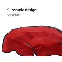 Chaise de camping pliante HOMFUL FCS Recycle pour pique-nique en plein air, pêche, plage, avec pare-soleil, en métal, économique