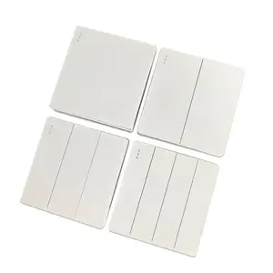 UK Standard 1/2/3/4 Gang 1/2 Way Wall Light Switch Electrical Lights Switches