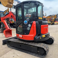 Excavatrice Hitachi Zx55 d'excellente performance de fonctionnement Excavatrice utilisée Hitachi Zx55 Zx60 Zx70-5a Zx75 Zx75ur en stock