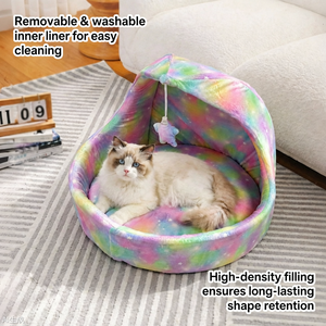 Tempat Tidur Kucing Multi-Style Lembut, Bernapas, Ramah Lingkungan, Cocok untuk Musim Panas, Siap Kirim, Berbagai Ukuran untuk Kucing, Pengiriman Cepat - Product Image 4