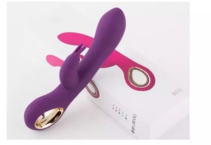 Juguete Sexual para Adultos en Oferta en <span class=keywords><strong>Amazon</strong></span>, <span class=keywords><strong>Vibrador</strong></span> de Conejo con Función de Lengua Estimulante, Tipo Dildo - Product Image 2