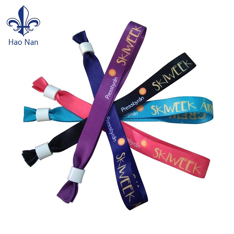High Quality Custom Party Fabric Wristbands