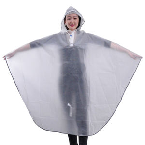 <span class=keywords><strong>Poncho</strong></span> de <span class=keywords><strong>pluie</strong></span> EVA confortable de haute qualité Bande réfléchissante réutilisable à capuche de style moderne pour les voyages en vélo et moto pour adultes - Product Image 1
