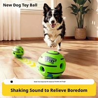 Jouet pour chien, balle vocale transfrontalière pour chiens et chats, balle à mâcher auto-amusante, balle vocale roulante pour animaux de compagnie.