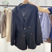 Jas Blazer Wanita Bekas YiJiaYi, Slim Fit, Formal, Setelan Wanita, Blazer Slim, Jaket Bekas