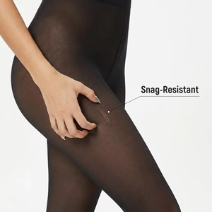Collants thermiques translucides doublés polaire 220g-320g, leggings d'hiver épais, <span class=keywords><strong>bas</strong></span> chauds semi-transparents à effet optique - Product Image 5