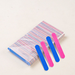 2026 Professional Disposable Wooden Nail Files Double Sided Durable Emery Boards Nail File Private Label for Natural Nails