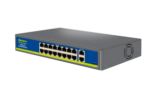 標準16 + 2ポート10/100/1000Mbps 250WアップリンクギガビットAI PoEスイッチCCTV/IPカメラ用 - Product Image 3