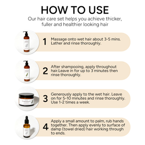 Kit de Soins Capillaires 2-en-1 à l'Argan, Romarin et Batana : Croissance, Réparation, Épaississement, Hydratation, Anti-Chute, Nourrissant, Lissant et <span class=keywords><strong>Cheveux</strong></span> Sains - Product Image 5