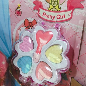 <span class=keywords><strong>Jeu</strong></span> de princesse jouet pour filles, ensemble de beauté mode fille maquillage coiffure en plastique têtes de poupée tressées avec cheveux - Product Image 3