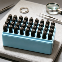 Lot de poinçons en acier pour lettres A-Z, outils de marquage métallique pour cuir, bijoux, bois, artisanat DIY, vente en gros OEM