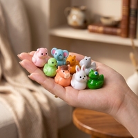 Miniatures d'animaux en résine en gros : Figurines 3D de Capybara, Serpent, Grenouille, Cochon, Éléphant, Lapin pour Détaillants, Boutiques de Cadeaux et Projets DIY